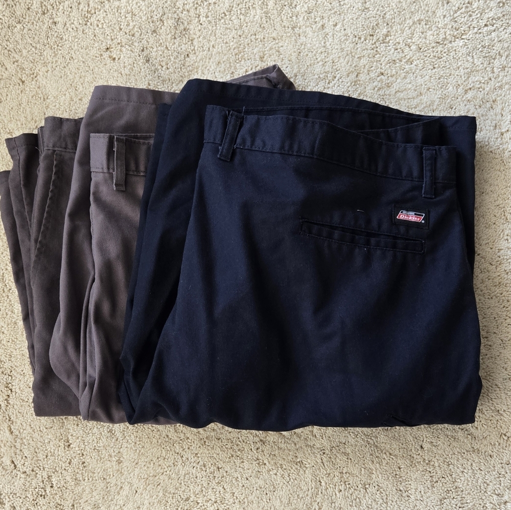 3 Pairs Dickies Flex Essential Work Shorts Relaxed Fit 13"